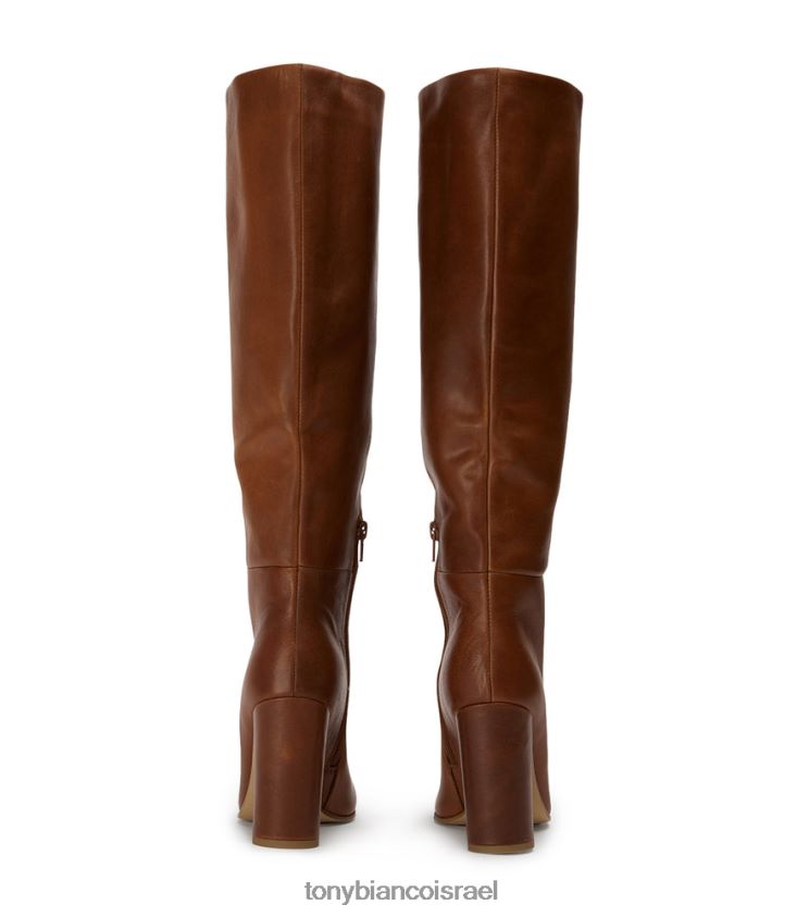 מגפיים בגובה הברך | נשים קוניאק Tony Bianco מגפי בוס עגל 8BNR8T431